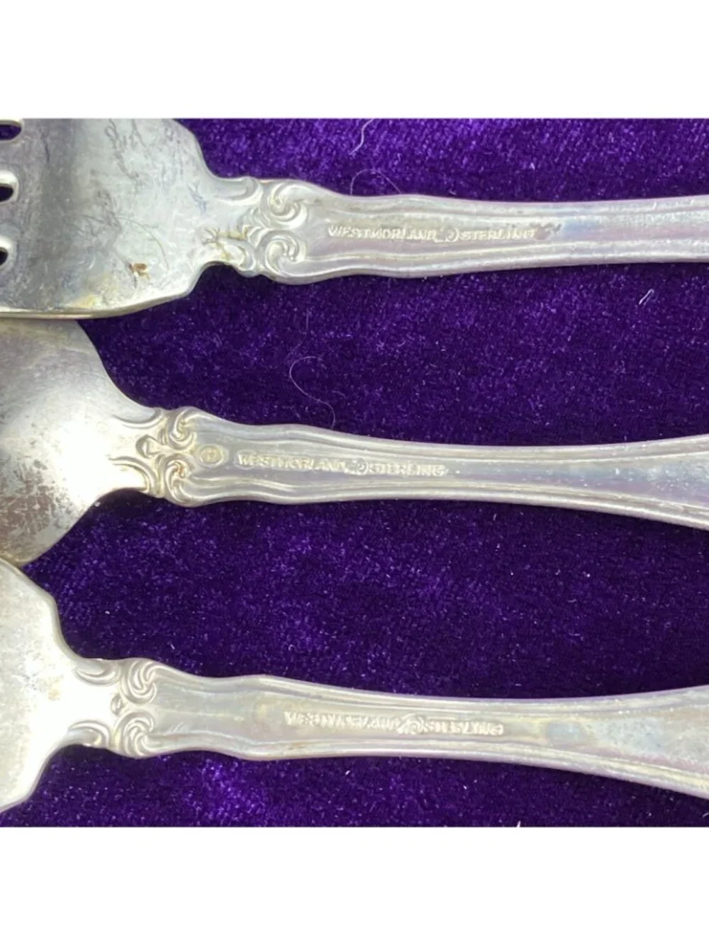 George & Martha Washington by Westmoreland Sterling Silver 4pc Setting 925